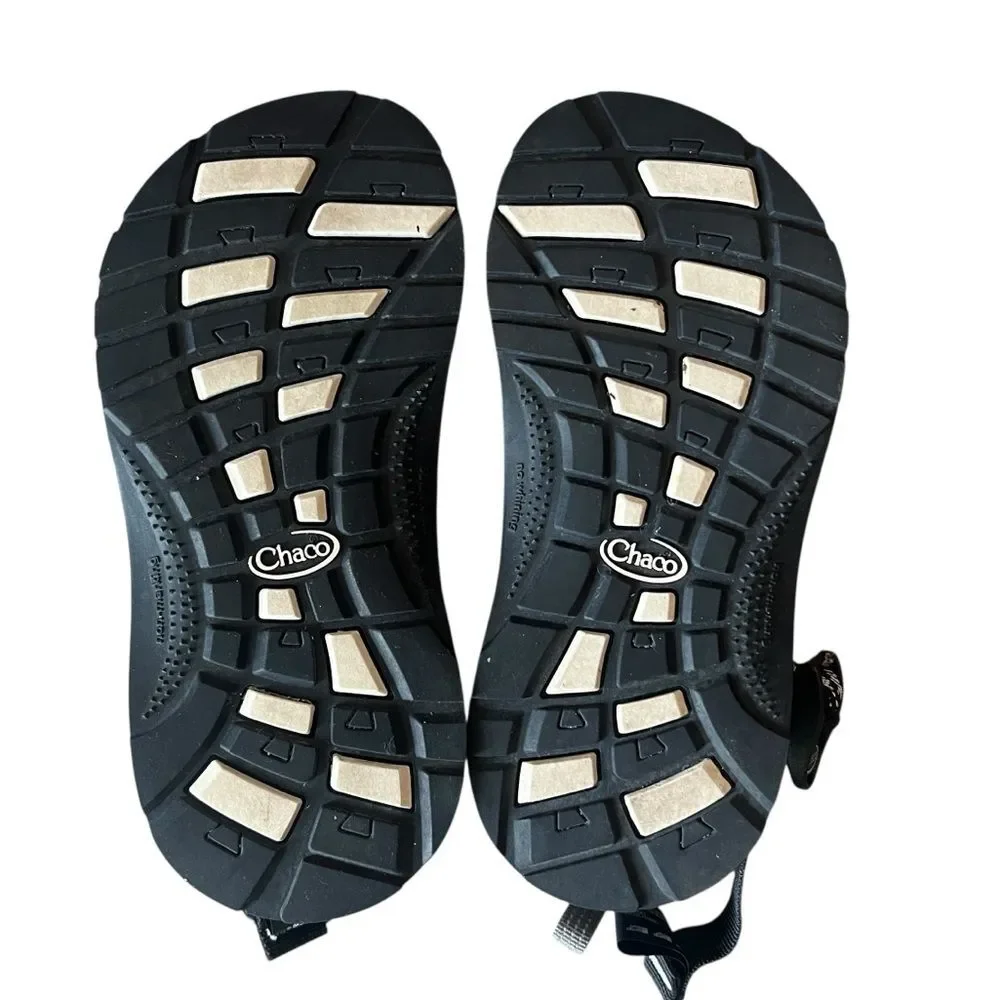 Chaco Z1 Sandals Tune Black White Pattern Big Kids Size 2